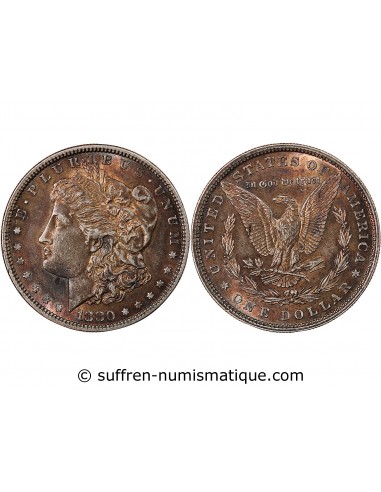 USA - MORGAN DOLLAR ARGENT 1880 PHILADELPHIE