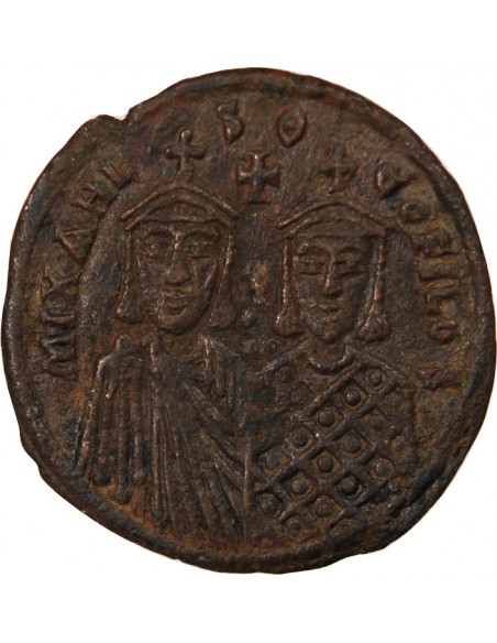 MICHEL II L'AMORIEN - FOLLIS 820 / 829 CONSTANTINOPLE