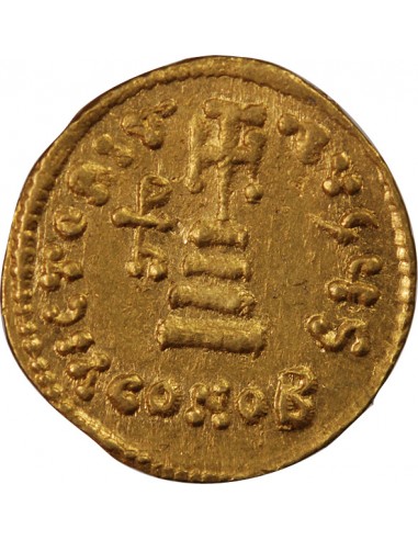 HERACLIUS ET HERACLIUS CONSTANTIN - SOLIDUS OR 610 / 641 CONSTANTINOPLE