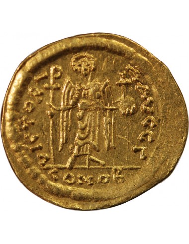MAURICE TIBERE - SOLIDUS OR 583 / 601 CONSTANTINOPLE﻿