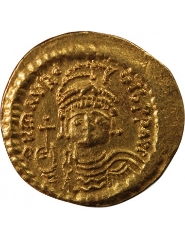 MAURICE TIBERE - SOLIDUS OR 583 / 601 CONSTANTINOPLE﻿