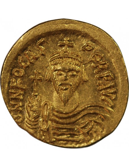 PHOCAS - SOLIDUS OR 607 / 610 CONSTANTINOPLE