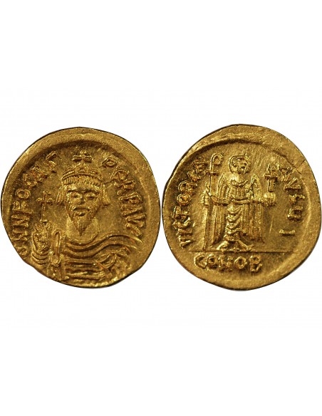 PHOCAS - SOLIDUS OR 607 / 610 CONSTANTINOPLE