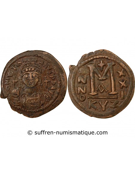 JUSTINIEN Ier - FOLLIS 527 / 565 CYZIQUE