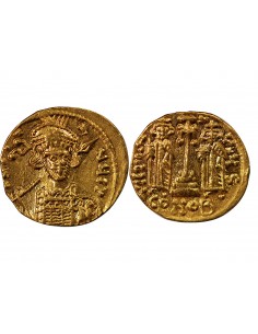 CONSTANTIN IV POGONATUS - SOLIDUS OR 668 / 673 CONSTANTINOPLE 2