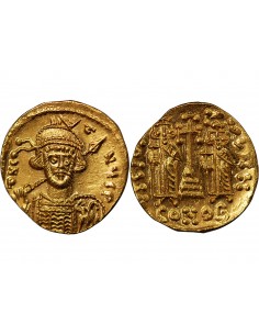 CONSTANTIN IV POGONATUS - SOLIDUS OR 674 / 681 CONSTANTINOPLE 2