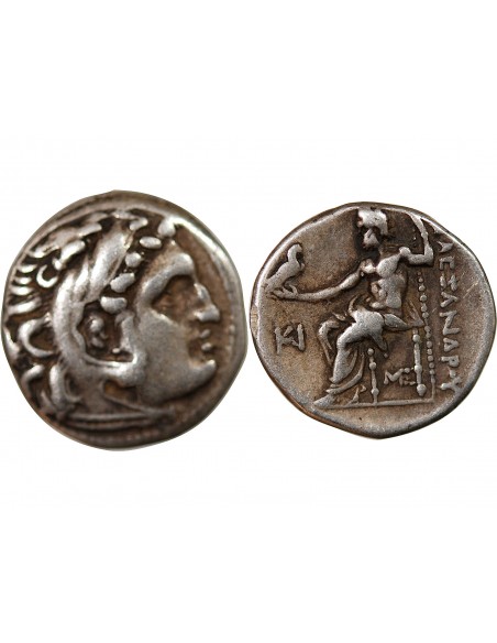 ALEXANDRE III LE GRAND ET SUCCESSEURS - DRACHME ARGENT 310 / 301 AV JC LAMPSAQUE