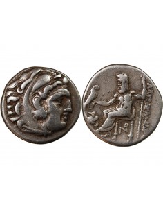 ALEXANDRE III LE GRAND ET SUCCESSEURS - DRACHME ARGENT 310 / 301 AV JC LAMPSAQUE 2