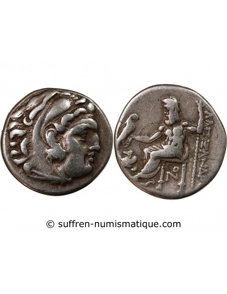 ALEXANDRE III LE GRAND ET SUCCESSEURS - DRACHME ARGENT 310 / 301 AV JC LAMPSAQUE