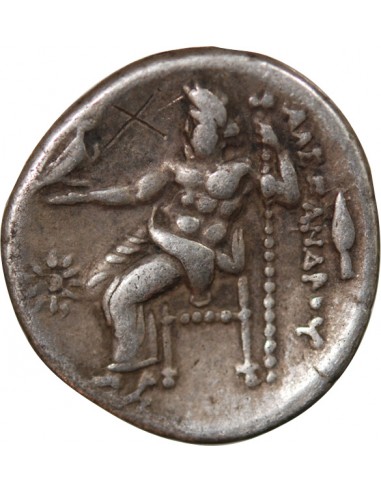 ALEXANDRE III LE GRAND ET SUCCESSEURS - DRACHME ARGENT 336 / 323 AV JC COLOPHON