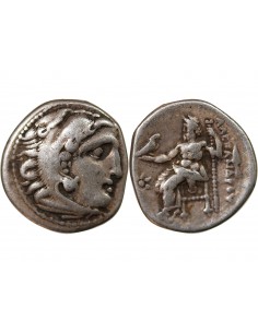 ALEXANDRE III LE GRAND ET SUCCESSEURS - DRACHME ARGENT 336 / 323 AV JC COLOPHON 2