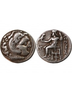 ALEXANDRE III LE GRAND ET SUCCESSEURS - DRACHME ARGENT 310 / 301 AV JC COLOPHON 2