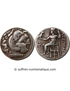 ALEXANDRE III LE GRAND ET SUCCESSEURS - DRACHME ARGENT 310 / 301 AV JC COLOPHON