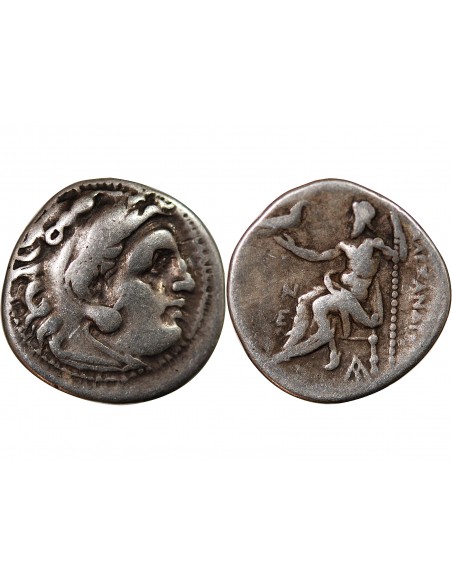 ALEXANDRE III LE GRAND ET SUCCESSEURS - DRACHME ARGENT 319 / 310 AV JC MAGNESIE