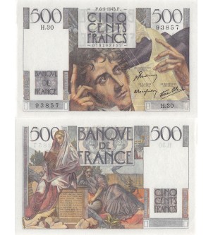 500 FRANCS CHATEAUBRIANT 06.09.1945