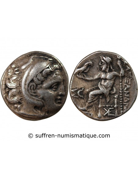 ALEXANDRE III LE GRAND ET SUCCESSEURS - DRACHME ARGENT 319 / 310 AV JC COLOPHON