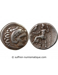 ALEXANDRE III LE GRAND ET SUCCESSEURS - DRACHME ARGENT 320 / 301 AV JC COLOPHON