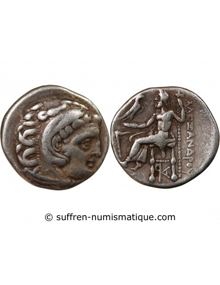 ALEXANDRE III LE GRAND ET SUCCESSEURS - DRACHME ARGENT 320 / 301 AV JC COLOPHON