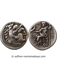 ALEXANDRE III LE GRAND ET SUCCESSEURS - DRACHME ARGENT 336 / 323 AV JC LAMPSAQUE