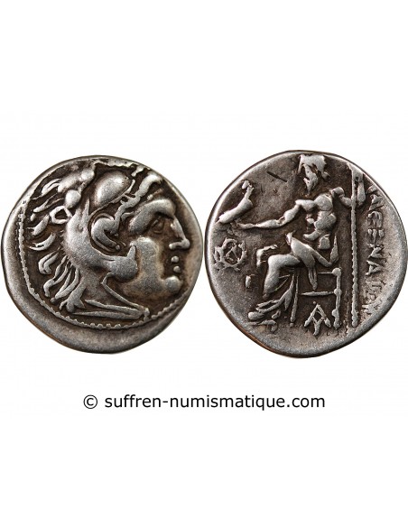 ALEXANDRE III LE GRAND ET SUCCESSEURS - DRACHME ARGENT 336 / 323 AV JC LAMPSAQUE