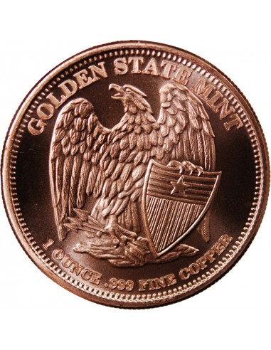 USA, TETE D'INDIEN CENT - 1 ONCE CUIVRE