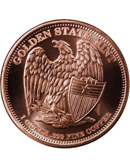 USA, TETE D'INDIEN CENT - 1 ONCE CUIVRE