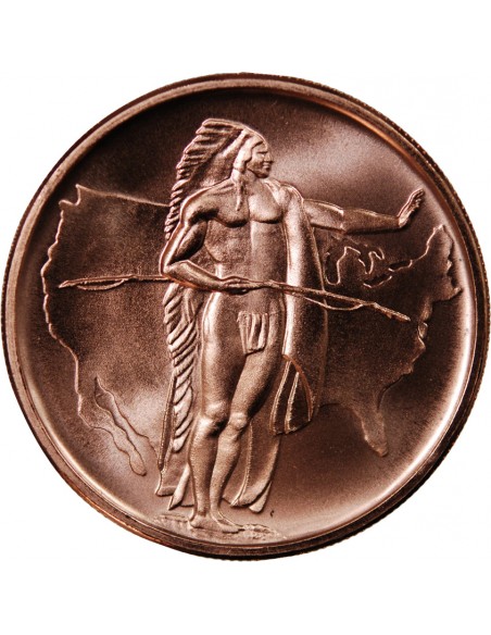 USA, SENTIER DE L'OREGON - 1 ONCE CUIVRE