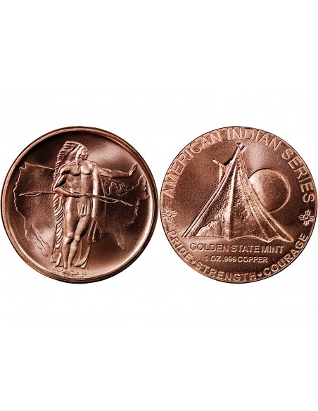 USA, SENTIER DE L'OREGON - 1 ONCE CUIVRE