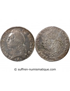 LOUIS XV - ECU AUX BRANCHES D'OLIVIER 1768 PAU