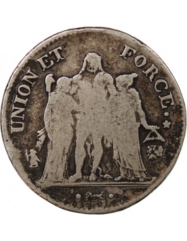 UNION et FORCE, DIRECTOIRE - 5 FRANCS AN 9 L BAYONNE