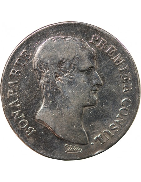 BONAPARTE Ier CONSUL﻿ - 5 FRANCS ARGENT AN 12 A PARIS