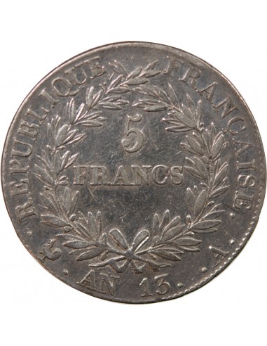 NAPOLEON Ier - 5 FRANCS AN 13 A PARIS "calendrier révolutionnaire"