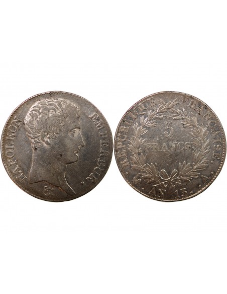NAPOLEON Ier - 5 FRANCS AN 13 A PARIS "calendrier révolutionnaire"