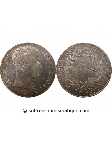 NAPOLEON Ier - 5 FRANCS AN 13 A PARIS "calendrier révolutionnaire"