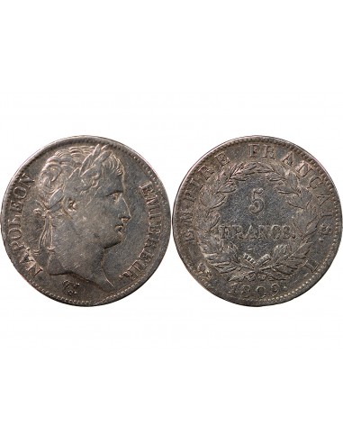 NAPOLEON Ier - 5 FRANCS 1809 L BAYONNE