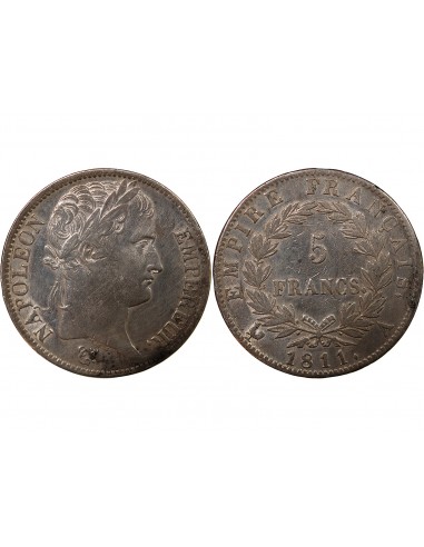 NAPOLEON Ier - 5 FRANCS 1811 A PARIS