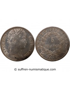 NAPOLEON Ier - 5 FRANCS 1811 A PARIS
