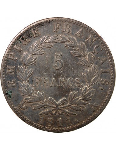 NAPOLEON Ier - 5 FRANCS 1811 A PARIS