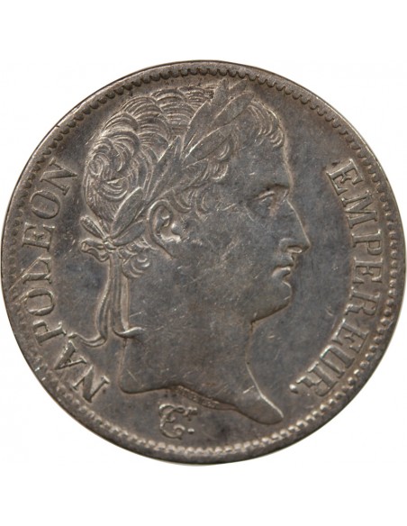 NAPOLEON Ier - 5 FRANCS 1813 H LA ROCHELLE