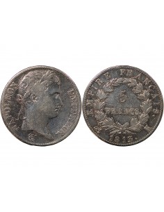 NAPOLEON Ier - 5 FRANCS 1813 K BORDEAUX 2