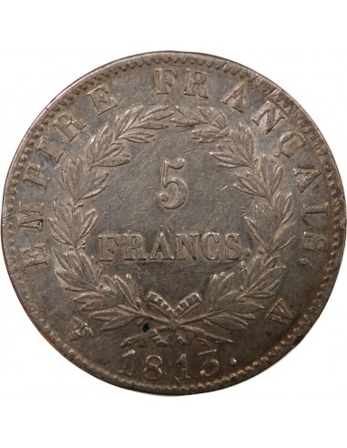 NAPOLEON Ier - 5 FRANCS 1813 W LILLE