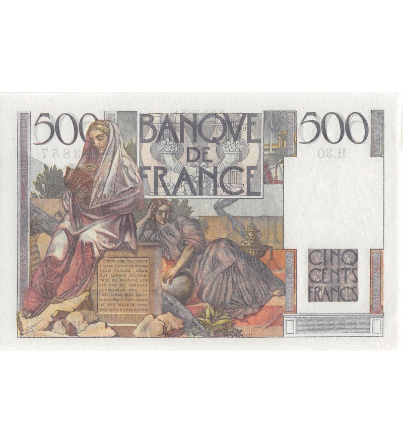 500 FRANCS CHATEAUBRIANT 06.09.1945