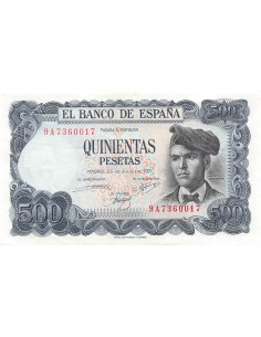 ESPAGNE, JACINTO VERDAGUER - 500 PESETAS 1971 2