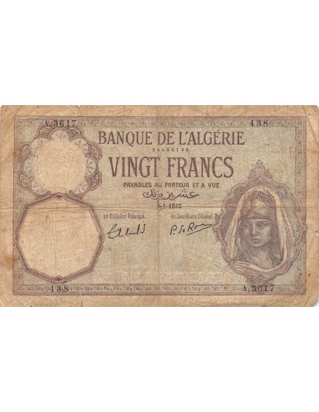 ALGERIE - 5 NF 18/12/1959 - B+