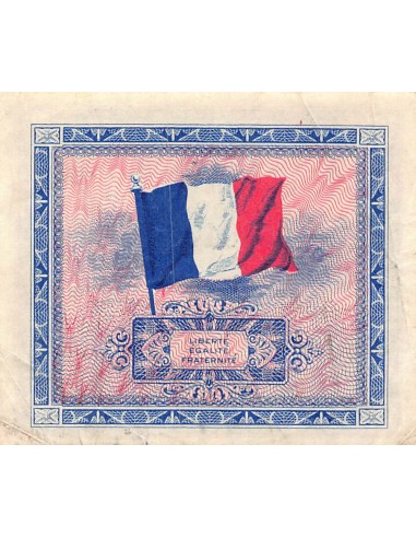 IMPRESSION AMÉRICAINE - 2 FRANCS DRAPEAU Type 1944