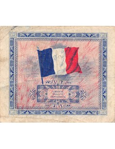 IMPRESSION AMÉRICAINE - 5 FRANCS DRAPEAU Type 1944 2