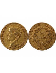 BONAPARTE 1er CONSUL - 20 FRANCS OR AN 12 A PARIS 2