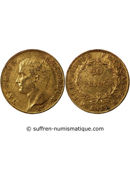 NAPOLEON Ier﻿ - 20 FRANCS OR AN 13 A PARIS﻿﻿﻿ "Calendrier révolutionnaire"