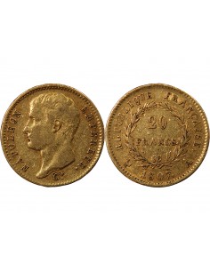 NAPOLEON Ier - 20 FRANCS OR 1807 A PARIS "Type Transitoire" 2