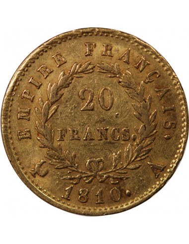 NAPOLÉON Ier - 20 FRANCS OR 1810 A PARIS